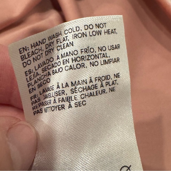 NWT Reformation Alden Knit Mini Dress in Dusty Light Pink Velvet Size large - Picture 12 of 13